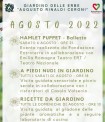 AGOSTO: picnic e visite sensoriali al Giardino delle Erbe di Casola Valsenio